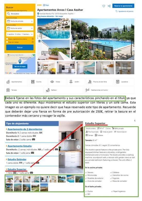 Apartamentos Arcos I Casa Azahar Alcoceber Экстерьер фото